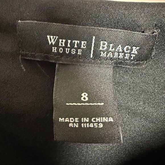 CLEARANCE! Black WHBM One-Shoulder LBD Size 8 EUC - Picture 6 of 6
